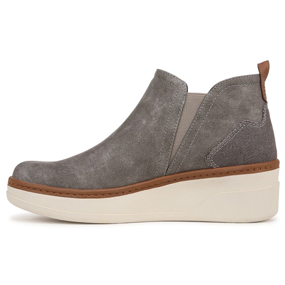 Blowfish Women\'s Charming Wedge Sneaker Boot - Charcoal Faux Leather
