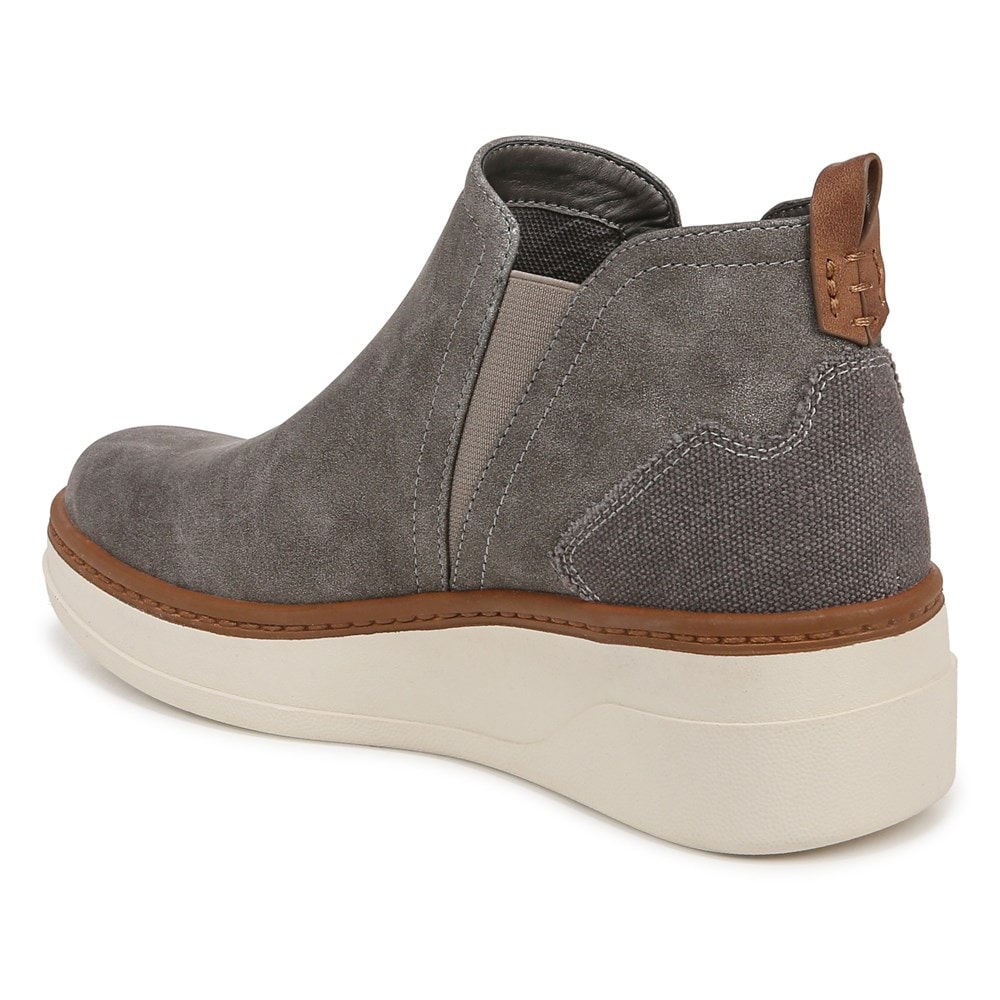 Blowfish Women\'s Charming Wedge Sneaker Boot - Charcoal Faux Leather
