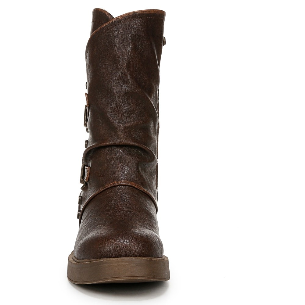 Blowfish Women\'s Venice Cuff Moto Boot - Brown