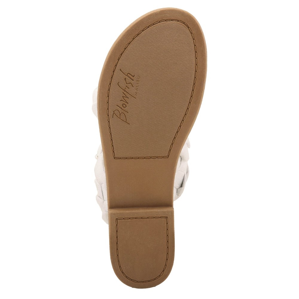 Blowfish Women\'s Wisher Casual Pearl Sandal - White Pearl