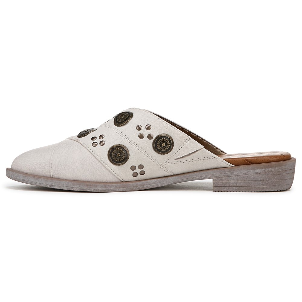 Blowfish Women\'s Hazel2 Mule - Off White Faux Leather