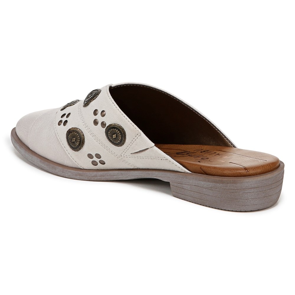 Blowfish Women\'s Hazel2 Mule - Off White Faux Leather