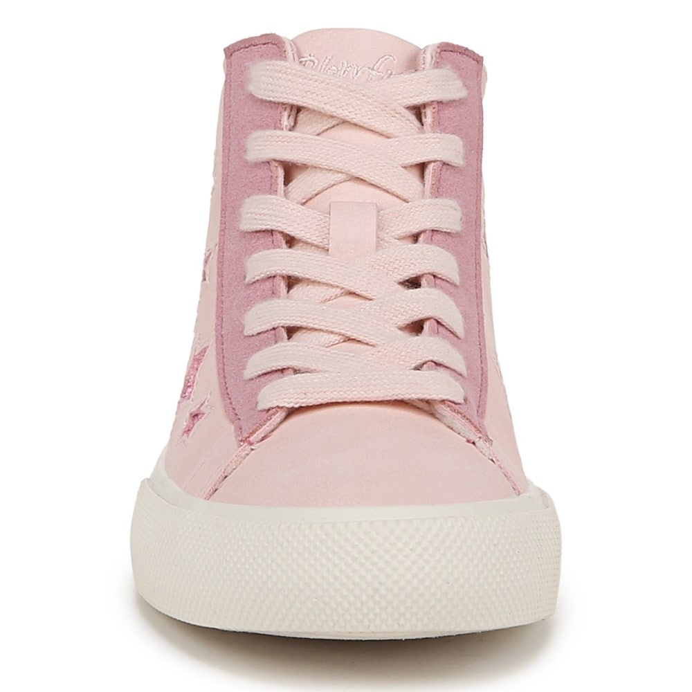 Blowfish Kids\' Vesa-K High Top Sneaker Little/Big Kid - Peach Cream Faux Leather