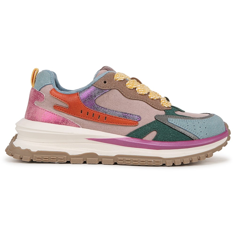 Blowfish Kids\' Leo-K Retro Sneaker Little/Big Kid - Mauve Multi Faux Leather