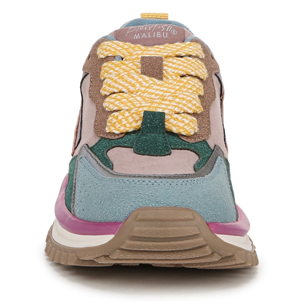 Blowfish Kids\' Leo-K Retro Sneaker Little/Big Kid - Mauve Multi Faux Leather