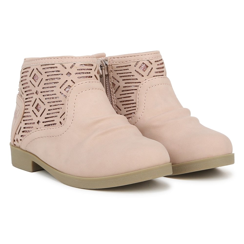 Blowfish Kids' Sielo-T Ankle Bootie Toddler - Sugar Pink Faux Leather