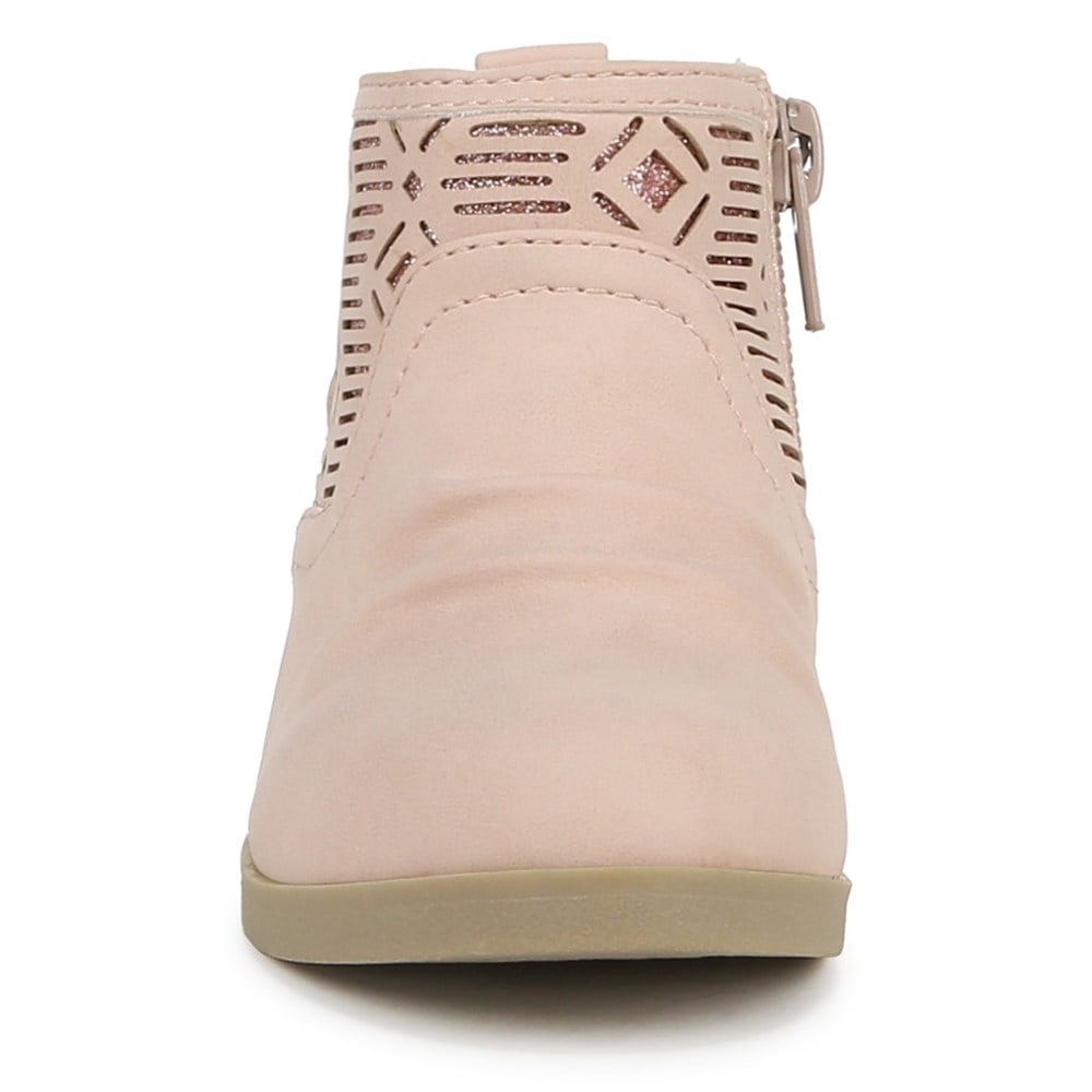 Blowfish Kids\' Sielo-T Ankle Bootie Toddler - Sugar Pink Faux Leather