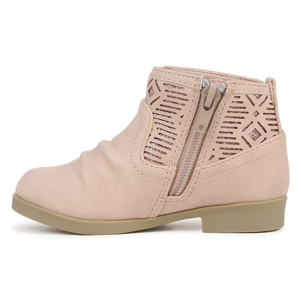 Blowfish Kids\' Sielo-T Ankle Bootie Toddler - Sugar Pink Faux Leather