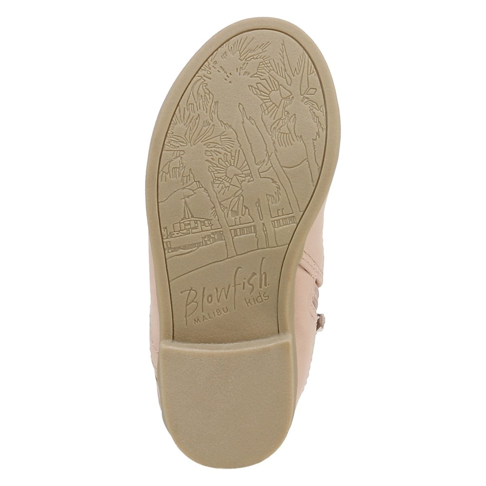 Blowfish Kids\' Sielo-T Ankle Bootie Toddler - Sugar Pink Faux Leather