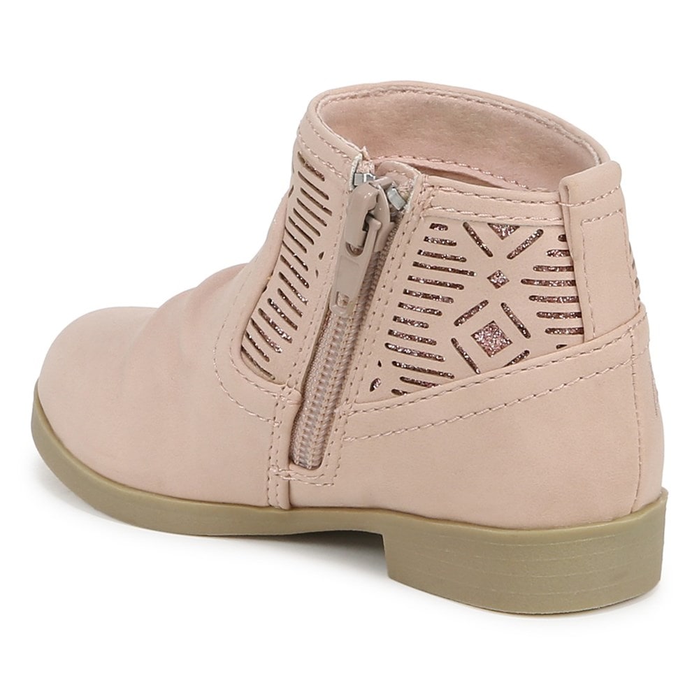 Blowfish Kids\' Sielo-T Ankle Bootie Toddler - Sugar Pink Faux Leather