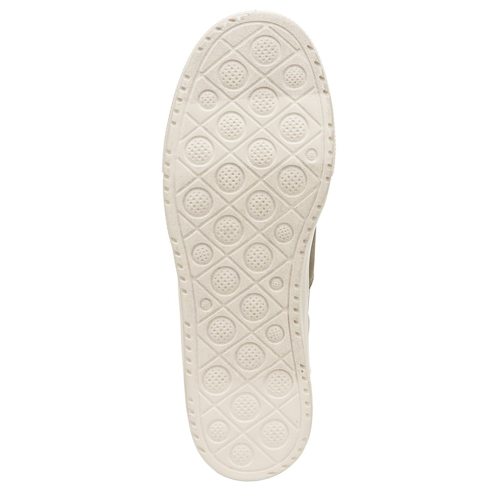 Blowfish Women\'s Super Smile Slip On Sneaker - Silver Faux Leather/Faux Suede