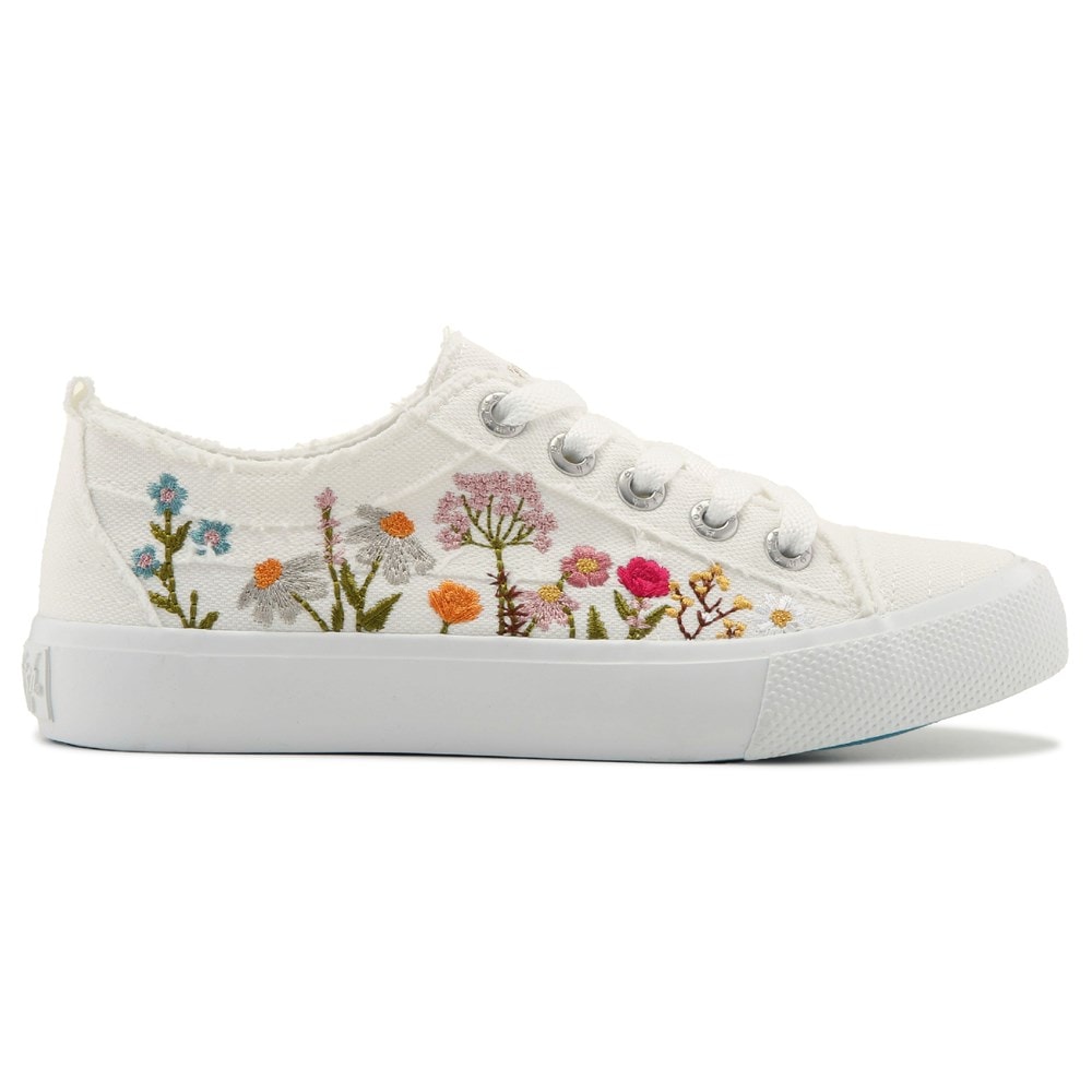 Blowfish Women\'s Vivid Lace Up Sneaker - White Floral