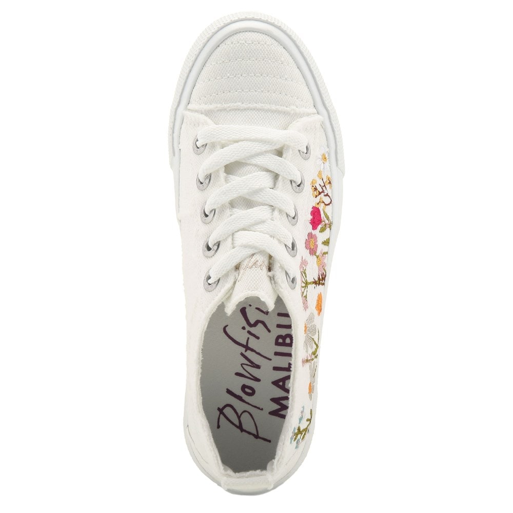 Blowfish Women\'s Vivid Lace Up Sneaker - White Floral