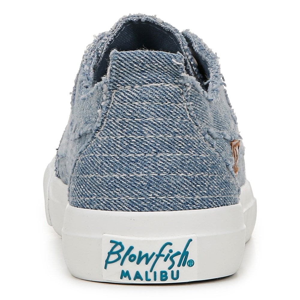 Blowfish Women\'s Play Slip On Sneaker - Light Stonewashed Denim