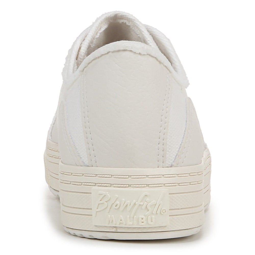 Blowfish Women\'s Super Smile Slip On Sneaker - White Canvas