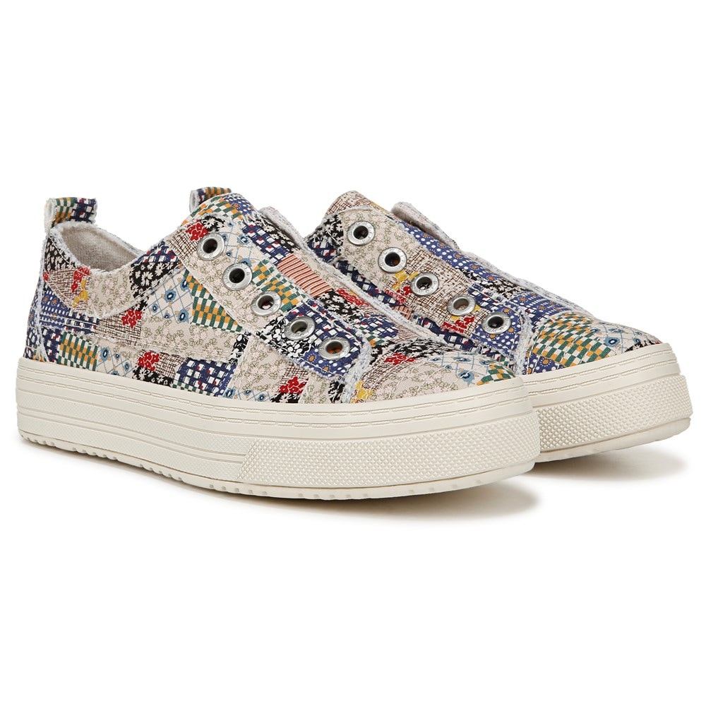 Blowfish Women's Super Play Slip On Sneaker - Multi Patchwork