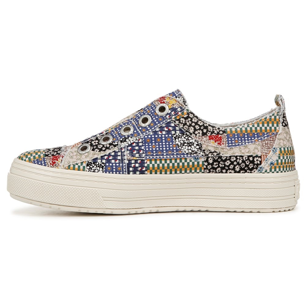 Blowfish Women\'s Super Play Slip On Sneaker - Multi Patchwork