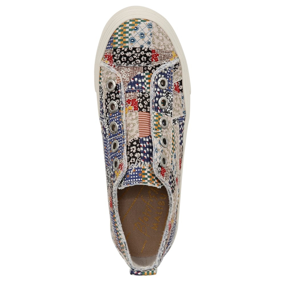 Blowfish Women\'s Super Play Slip On Sneaker - Multi Patchwork