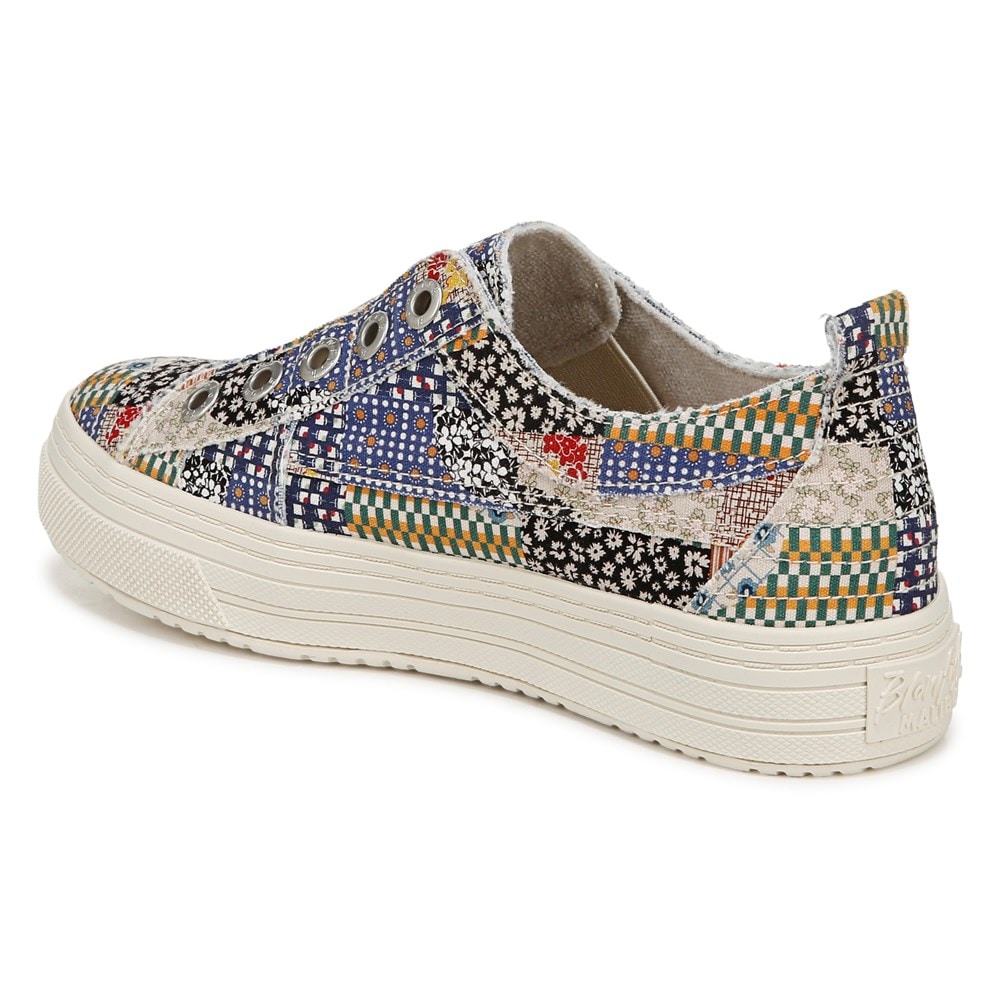 Blowfish Women\'s Super Play Slip On Sneaker - Multi Patchwork