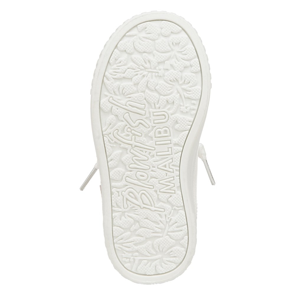 Blowfish Kids\' Wander-T Slip On Sneaker Toddler - White Faux Leather