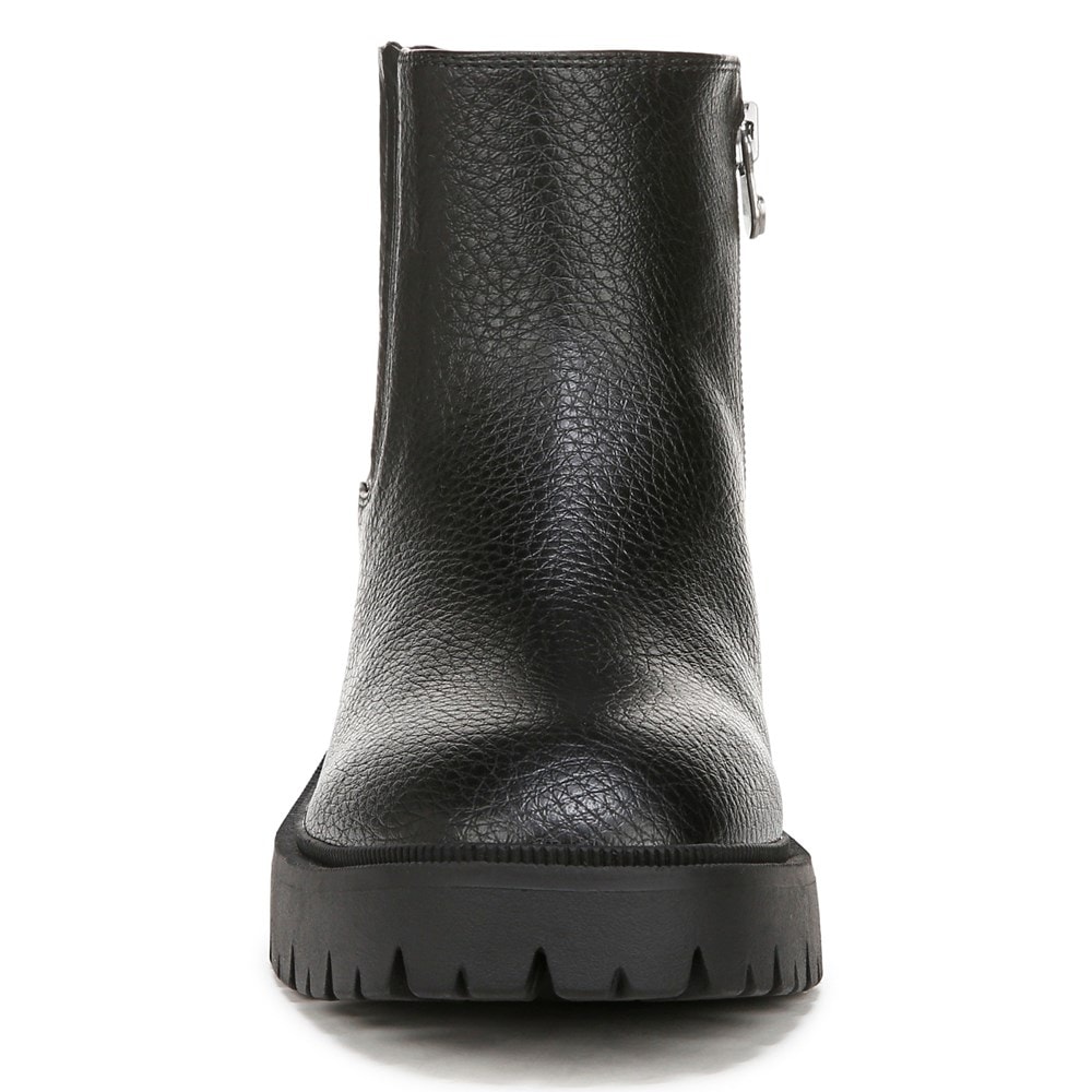 Blowfish Women\'s Joy Lug Sole Chelsea Bootie - Black Faux Leather