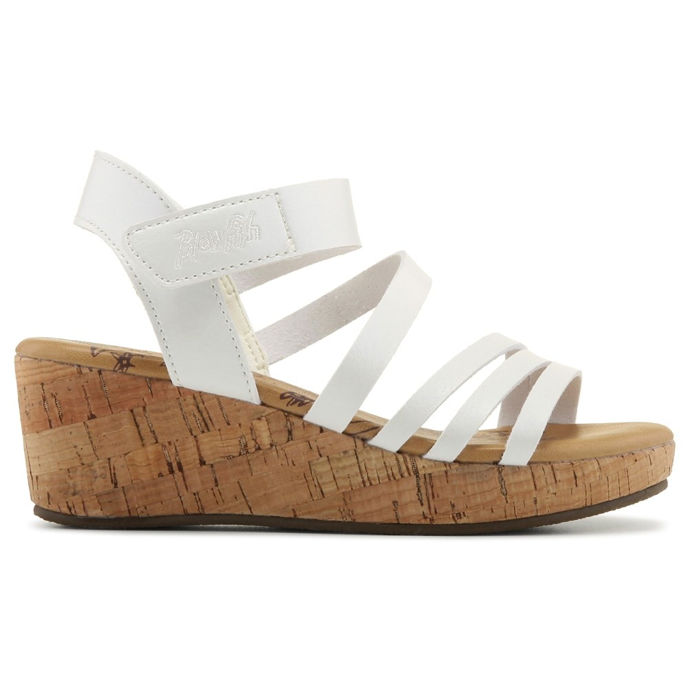 Blowfish Kids\' Leddy Wedge Sandal Little/Big Kid - White