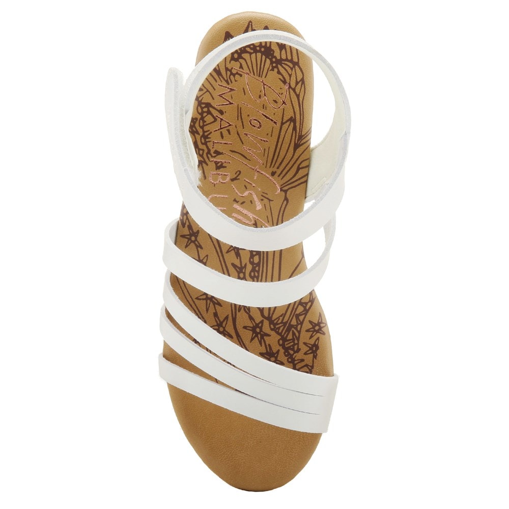 Blowfish Kids\' Leddy Wedge Sandal Little/Big Kid - White