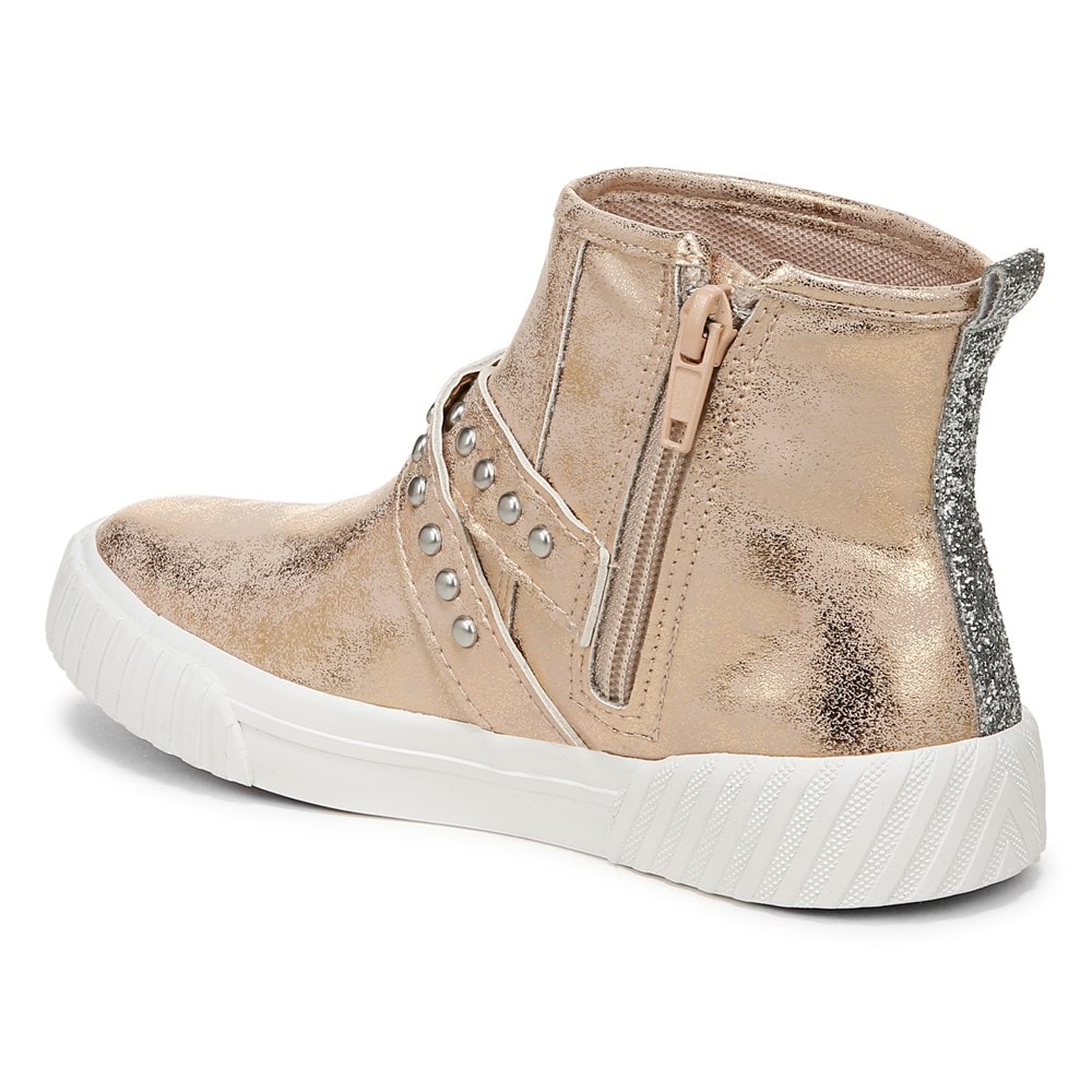Blowfish Kids\' Wayout-K Sneaker Boot Little/Big Kid - Blush Pink Faux Leather