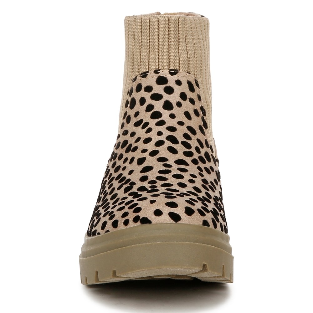 Blowfish Kids\' Chassy-K Chelsea Boot Little/Big Kid - Sand Leopard Fabric