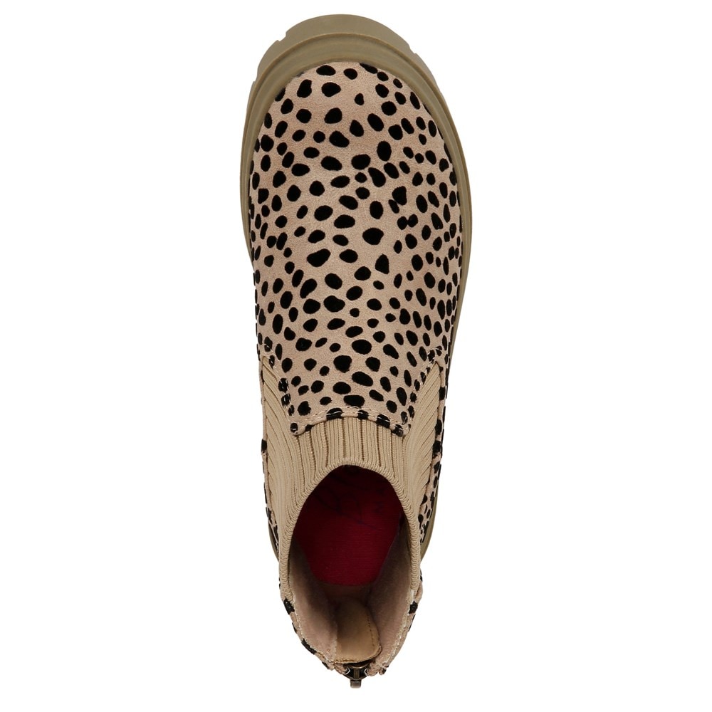 Blowfish Kids\' Chassy-K Chelsea Boot Little/Big Kid - Sand Leopard Fabric