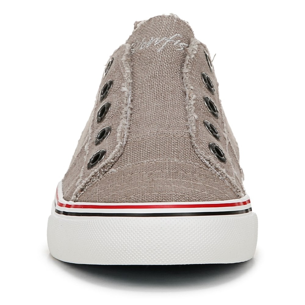 Blowfish Women\'s Play Slip On Sneaker - Steel Grey Linen