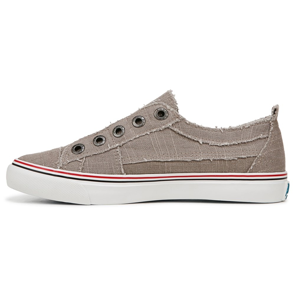 Blowfish Women\'s Play Slip On Sneaker - Steel Grey Linen