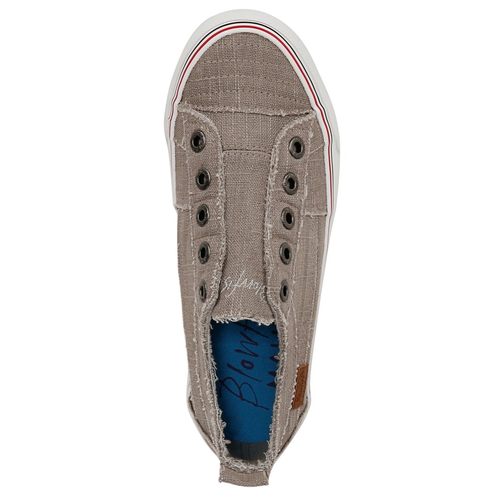 Blowfish Women\'s Play Slip On Sneaker - Steel Grey Linen