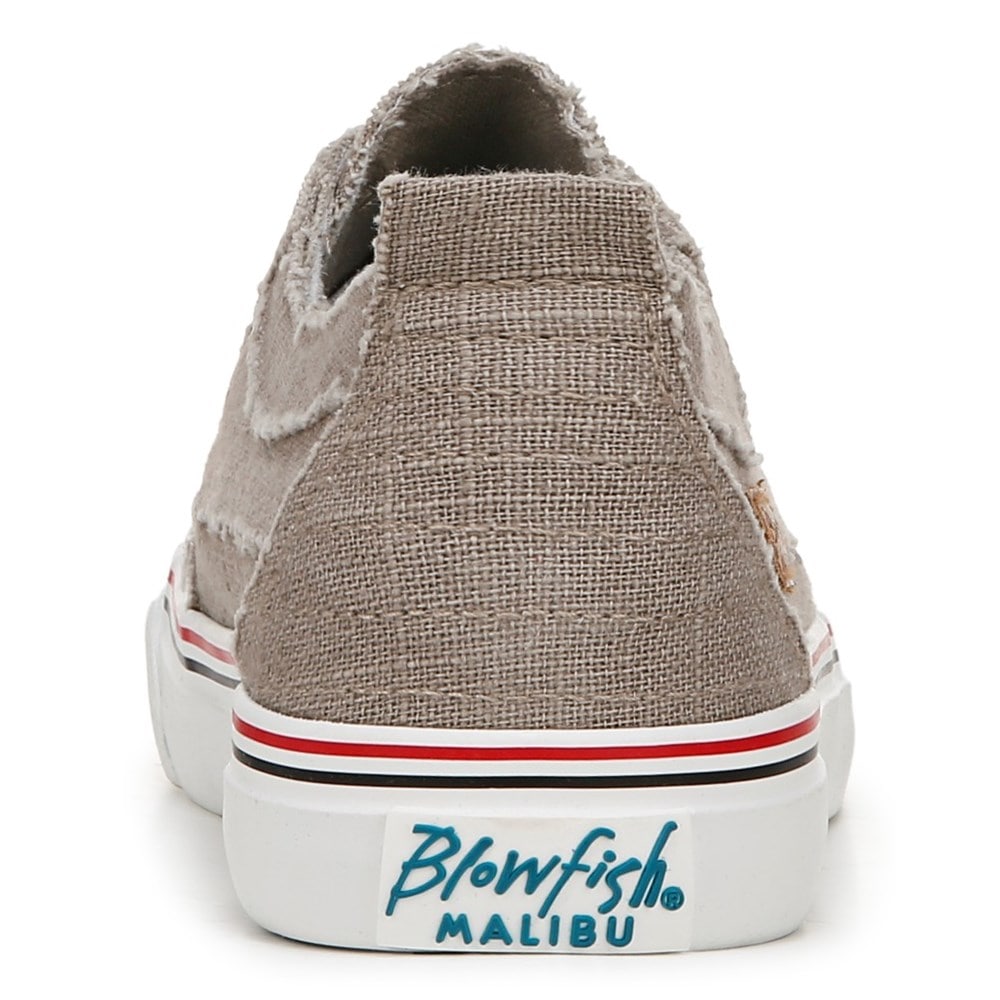 Blowfish Women\'s Play Slip On Sneaker - Steel Grey Linen