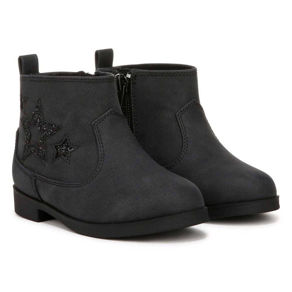Blowfish Kids' Sidia-T Bootie Toddler - Black Faux Leather