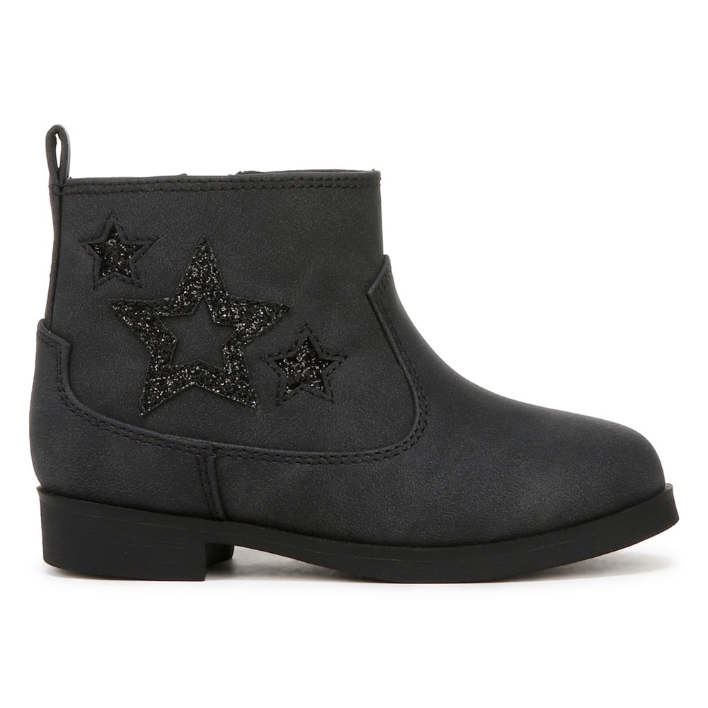 Blowfish Kids\' Sidia-T Bootie Toddler - Black Faux Leather