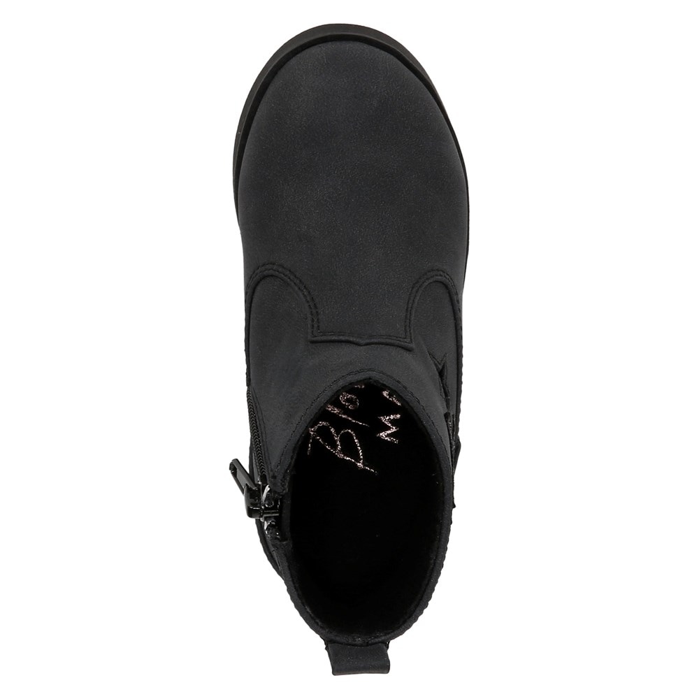 Blowfish Kids\' Sidia-T Bootie Toddler - Black Faux Leather