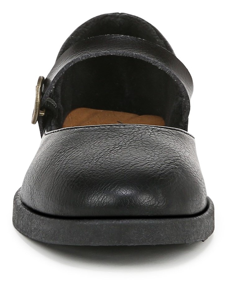 Blowfish Women\'s Empower Mary Jane Flat - Black Faux Leather