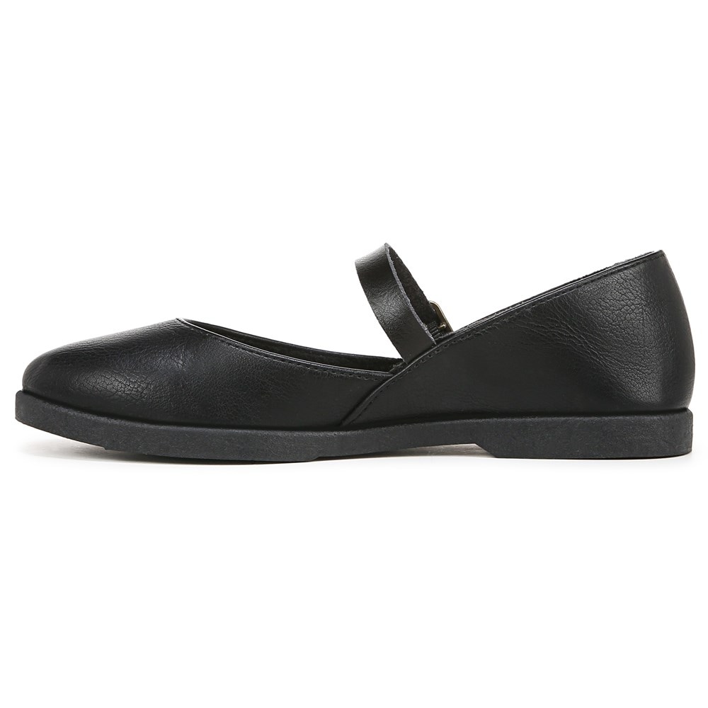 Blowfish Women\'s Empower Mary Jane Flat - Black Faux Leather