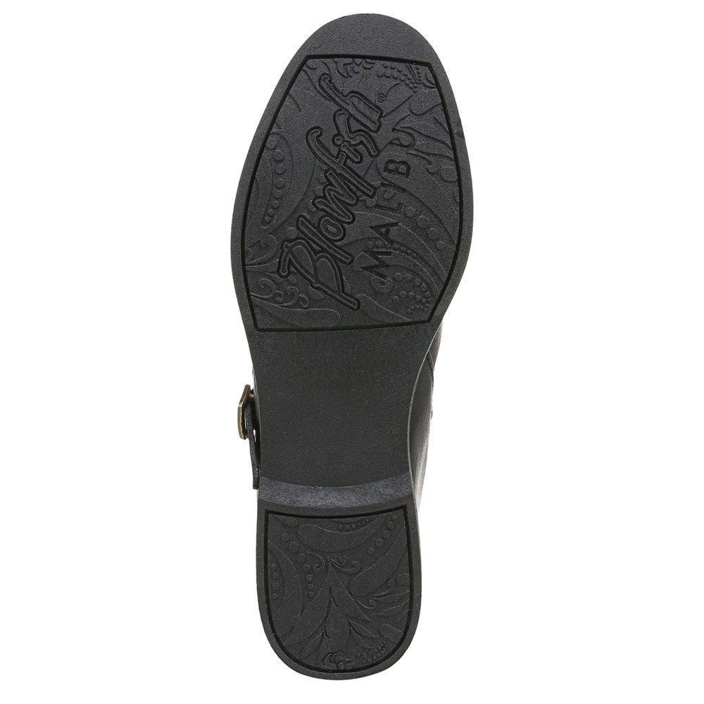 Blowfish Women\'s Empower Mary Jane Flat - Black Faux Leather