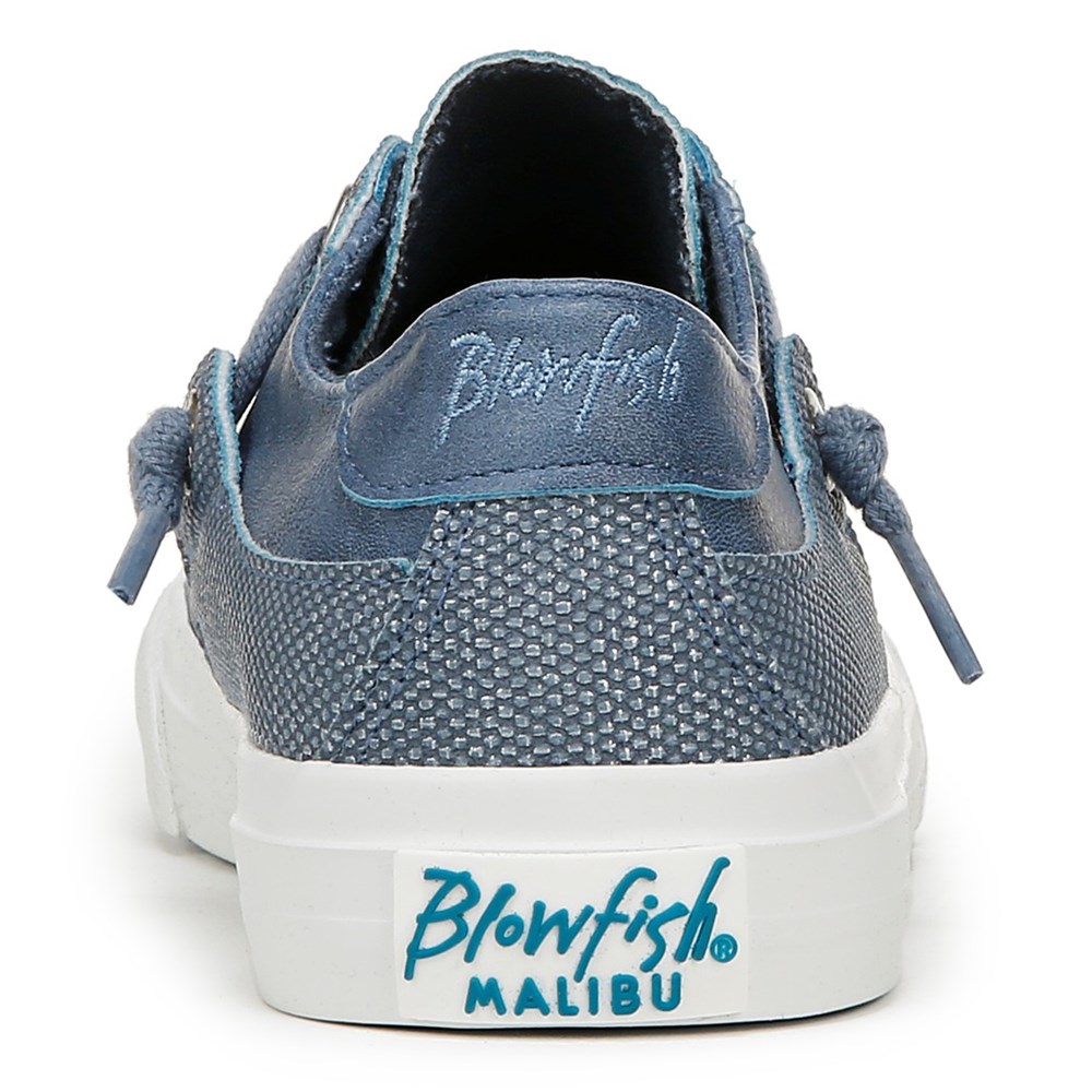 Blowfish Women\'s Martina Slip On Sneaker - Navy Faux Leather