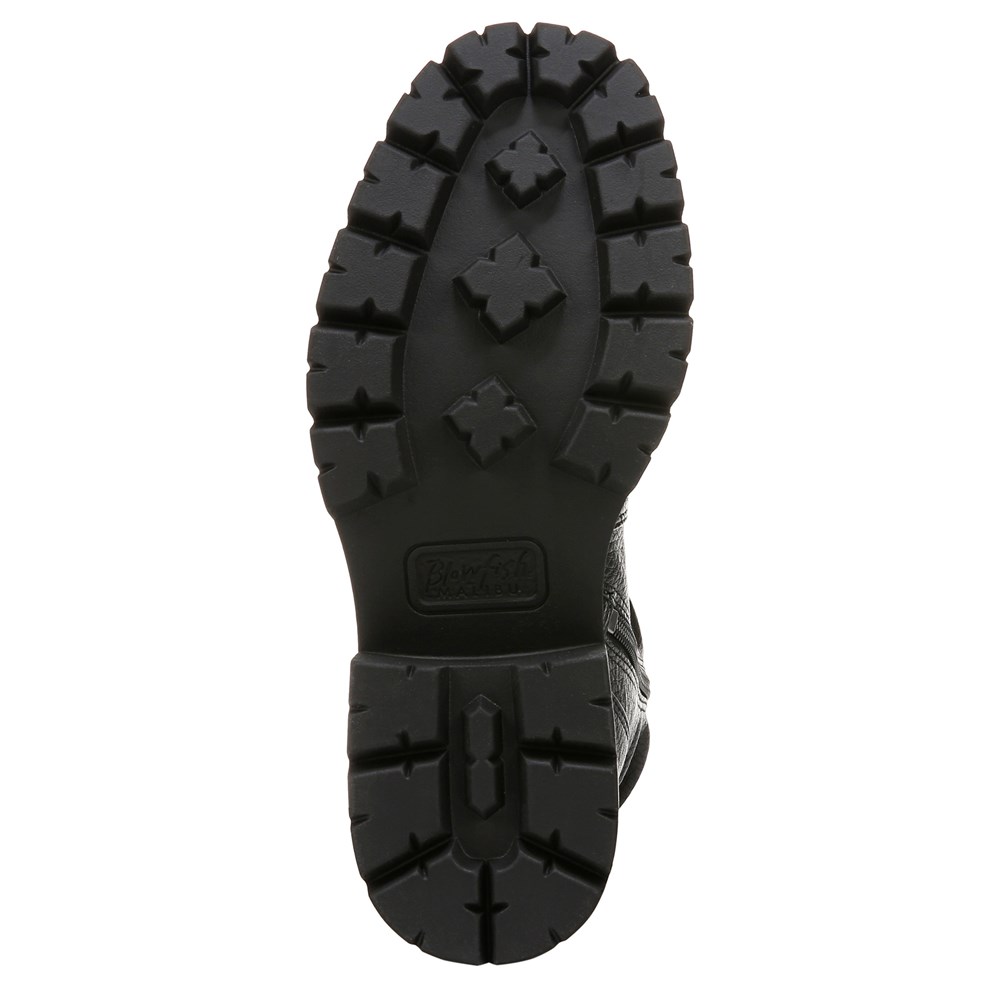 Blowfish Women\'s Juniper Bootie - Black Faux Leather