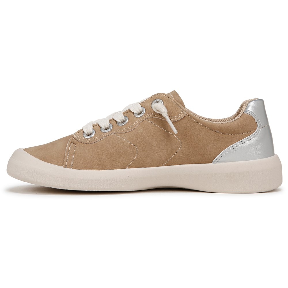 Blowfish Women\'s Boardwalk Slip On Sneaker - Desert Taupe Faux Leather