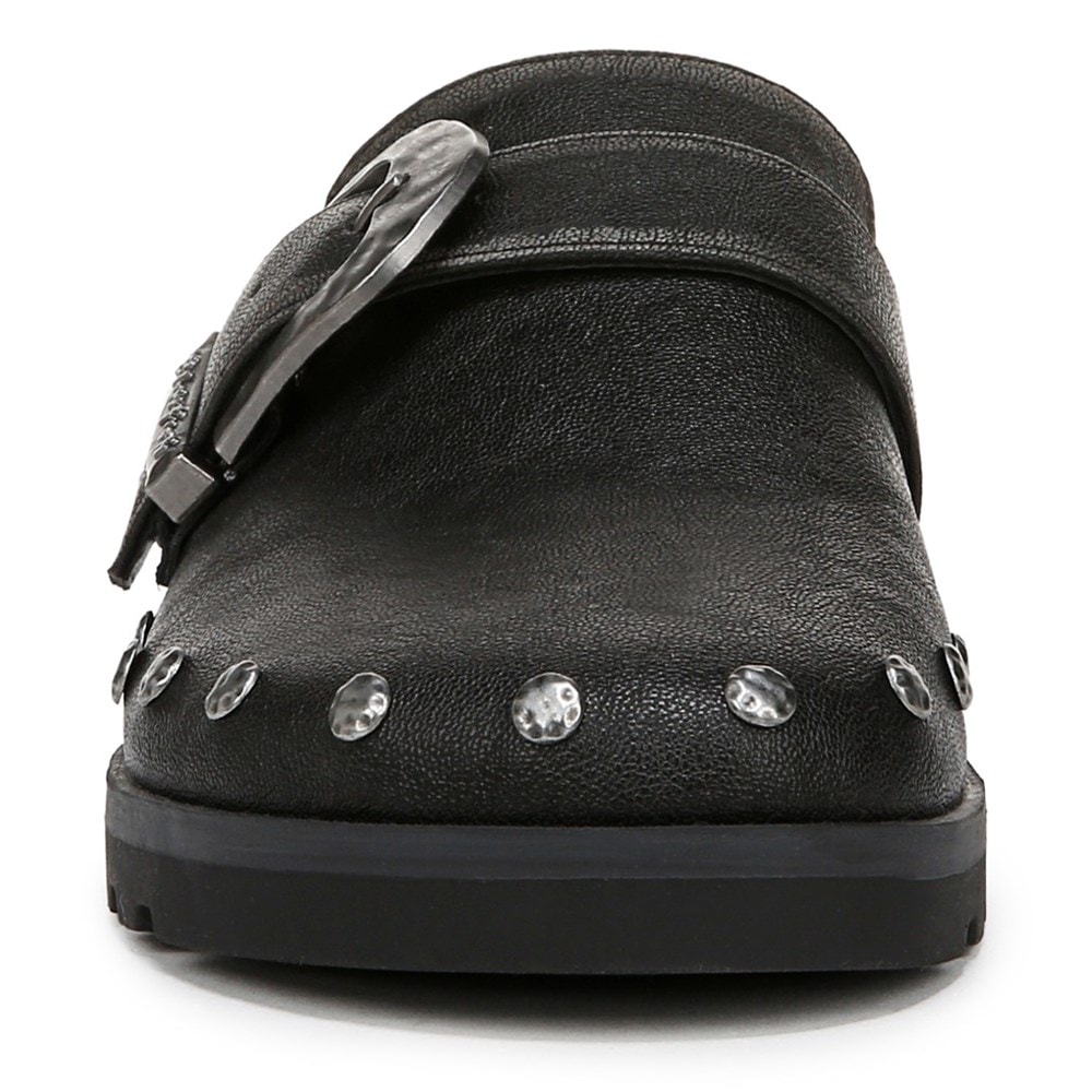 Blowfish Women\'s Skylar Mule - Black Distressed Faux Leather